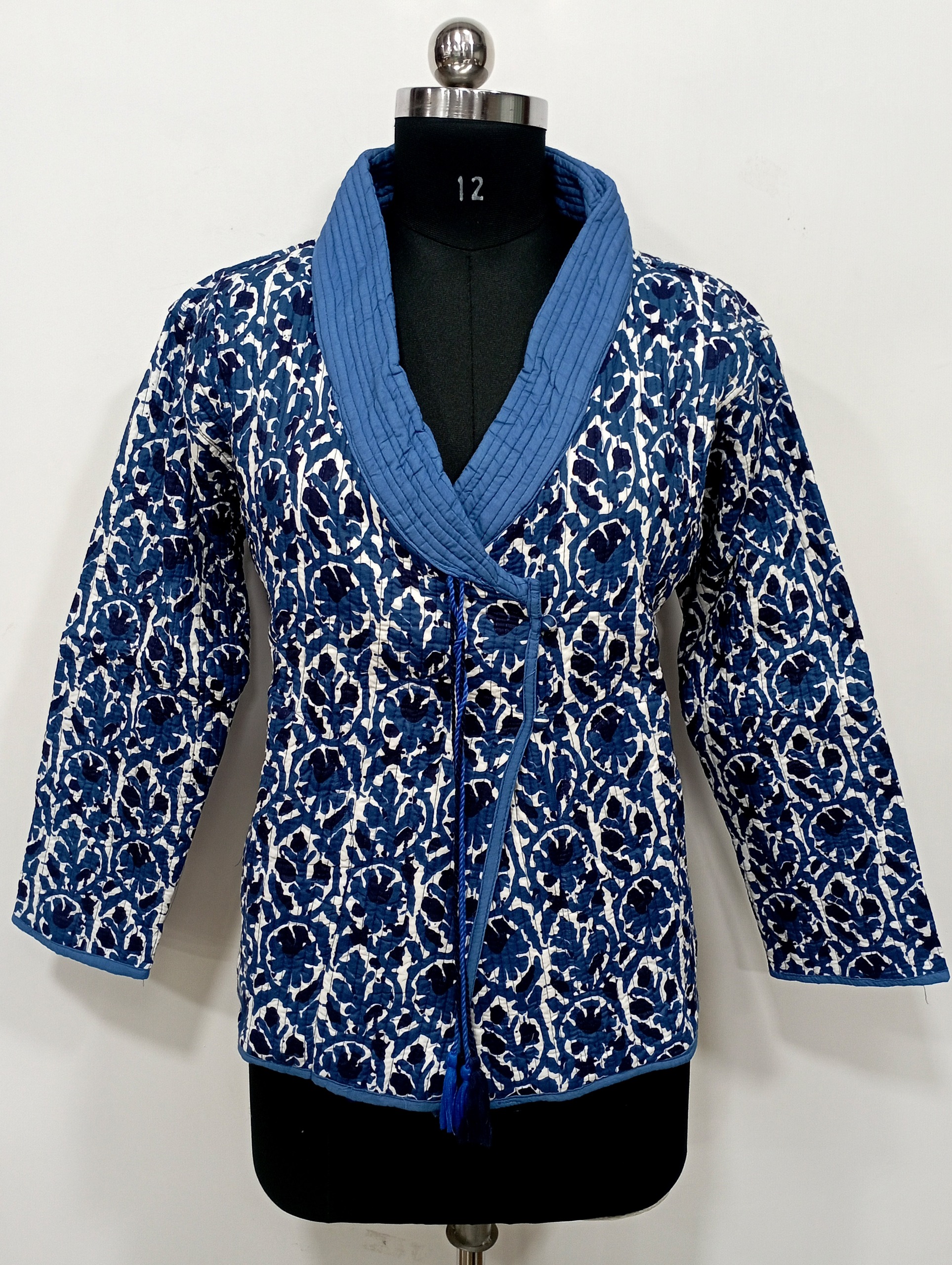 Ladies Angrakha Jackets hand Block printed